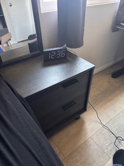 Black Drawer, Furniture, Room Decor.