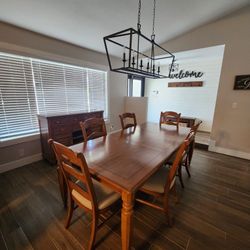 Table And Buffet Set With Chairs