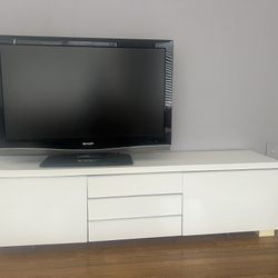 Ikea tv Stand White 