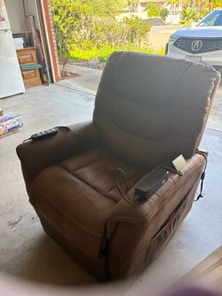 Free leather electric chair