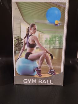 Pink Gym Yoga Pilates Ball With Pump