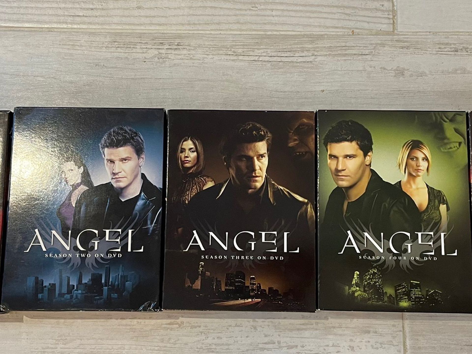 Seasons 1 Thru 5 of the tv Show Angel DVD