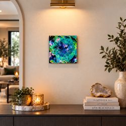 🌊💙 One-of-a-Kind Abstract Art — $40
