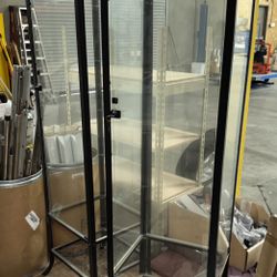 Glass Five Shelf  Display Cases