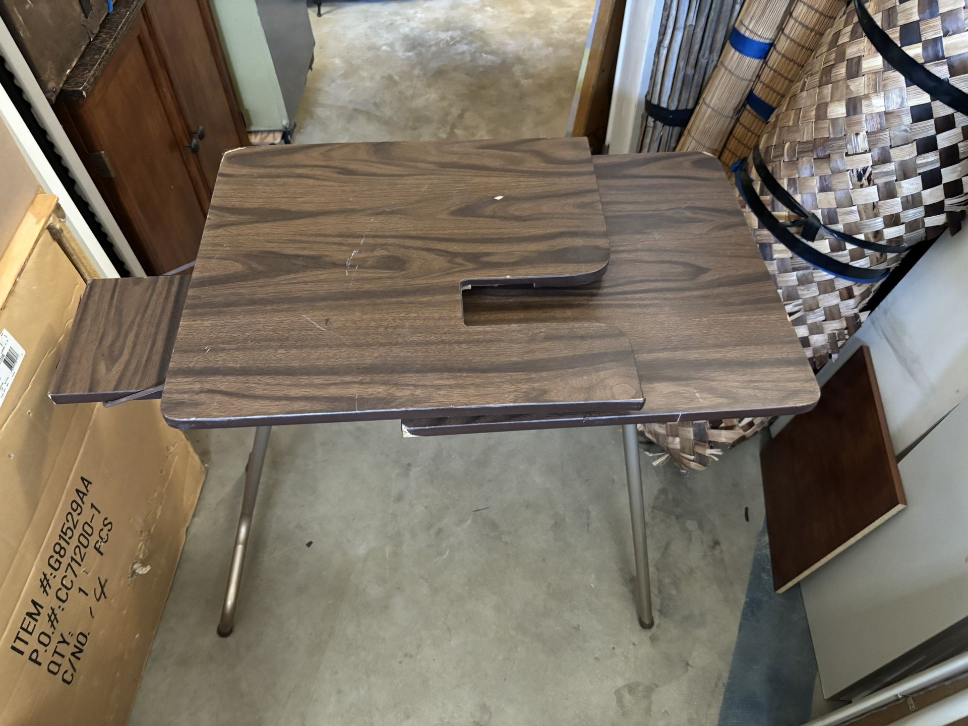 Vintage Collapsible Sewing Table