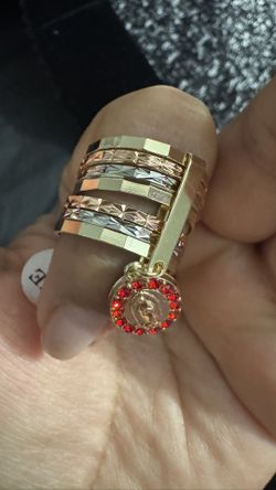 7 Day Ring Gold Plated / Semanario Oro Laminado 