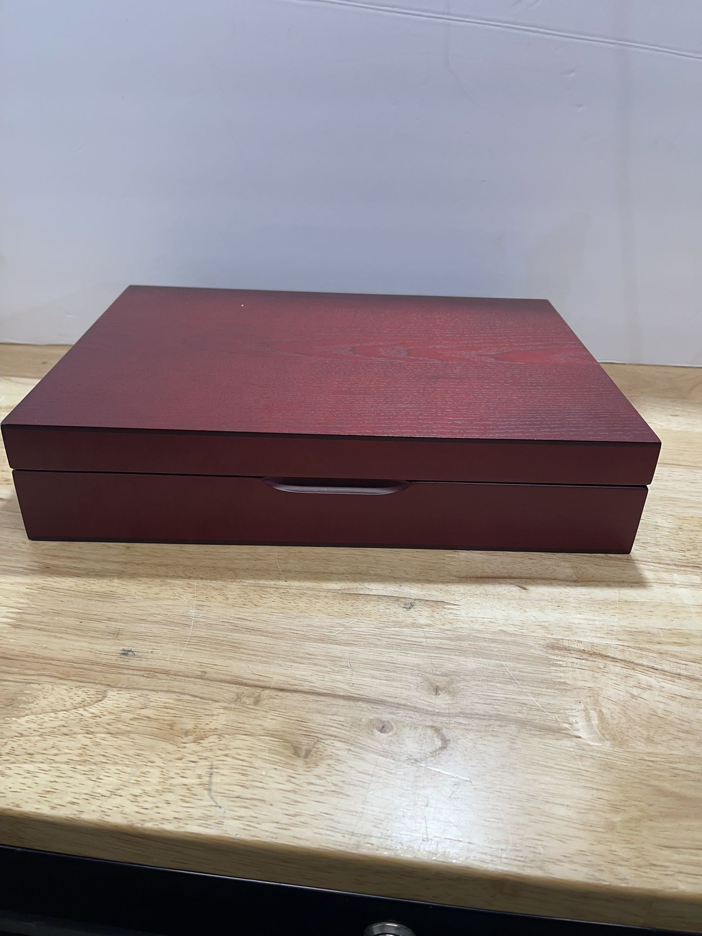 Farberware Gold Plated Flatware Service for 12 Breeze Gold Wood Box