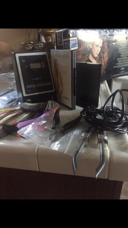 Euro So Cap Hair-extension superkit 3000 w/ extensions included