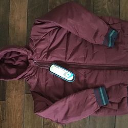 Kids Boys Girls New Winter Fall Jacket Size 10/12 Retro High School Football Sports College Style 