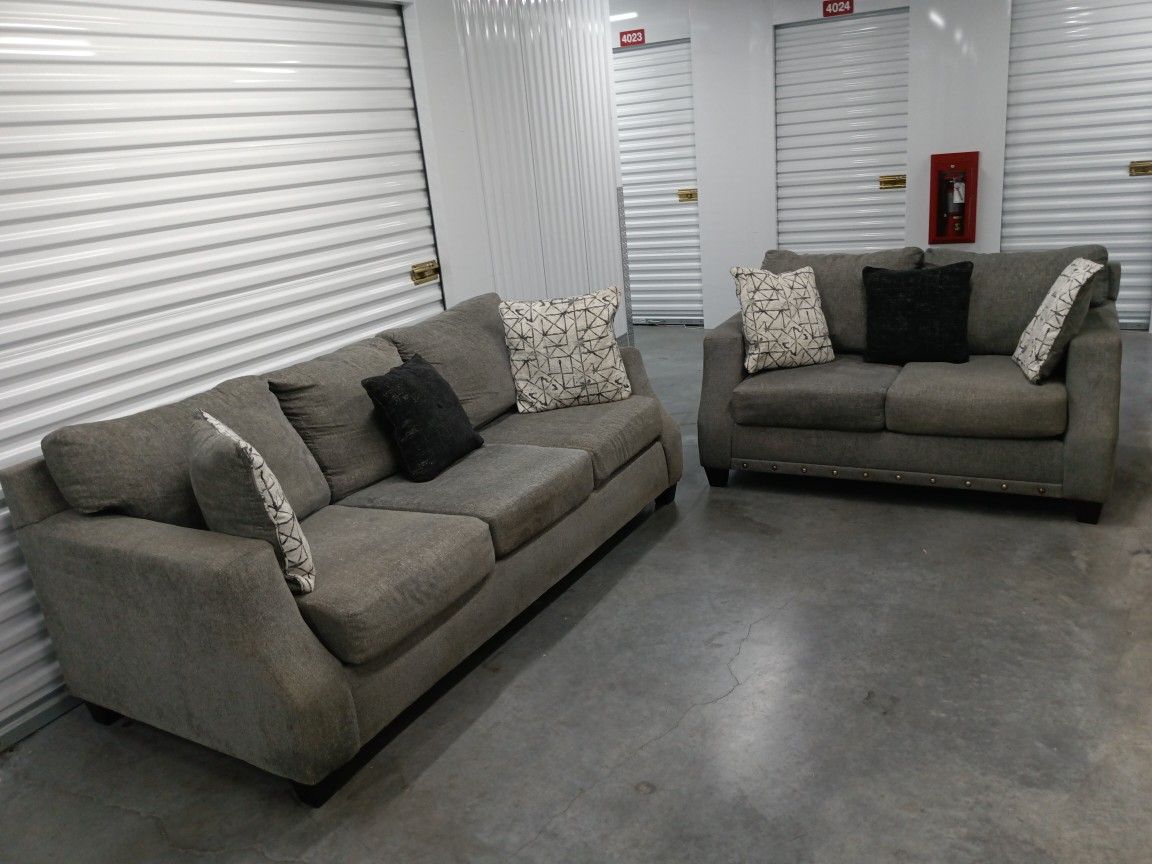 Grey Couch Set 