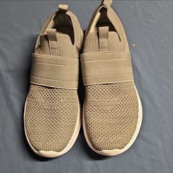 Athletic Works Memory Foam Knit Slip-On Low Top Sneaker. men’s Gray