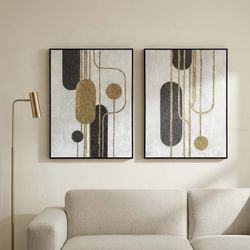 Minimalist Abstract Wall Art Set of 2