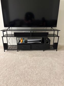 Black TV Stand