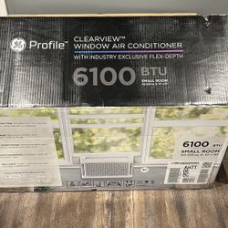 Low-Profile Window AC with Full View  – 6100 BTU, 250 Sq Ft 