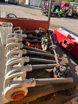 Stihl blowers and echo trimmer