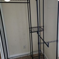 Portable Metal Wardrobe 
