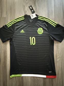 Authentic Adidas Adizero Original 2015 Mexico FMF Selección Mexicana de Futbol Giovani Dos Santos Utileria Autographed Jersey