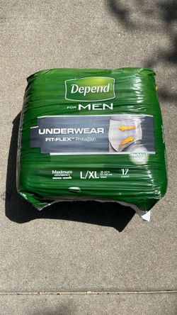 Men’s Depends XL Pullups 