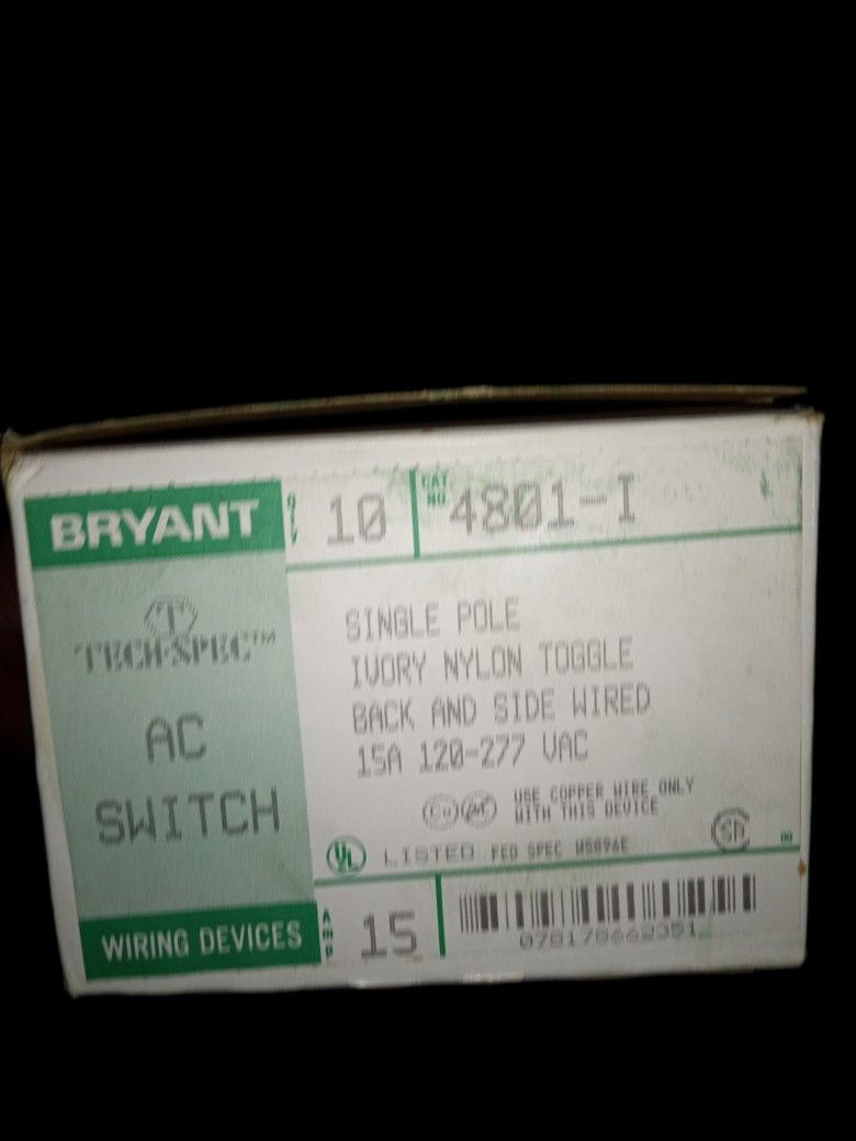 BRYANT Apagador  Color Blanco