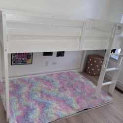 Twin Loft Bed Comes With Mattress 