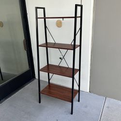 New In Box 24x13x58 Inch Tall 4 Tier Bookshelf Display Book Shelf Organizer Rack Stand 