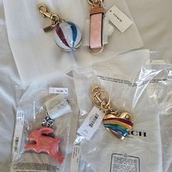 NWT Coach Bag Charms