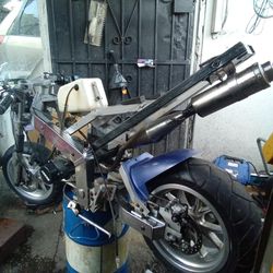 Mini Ducati replica all chrome