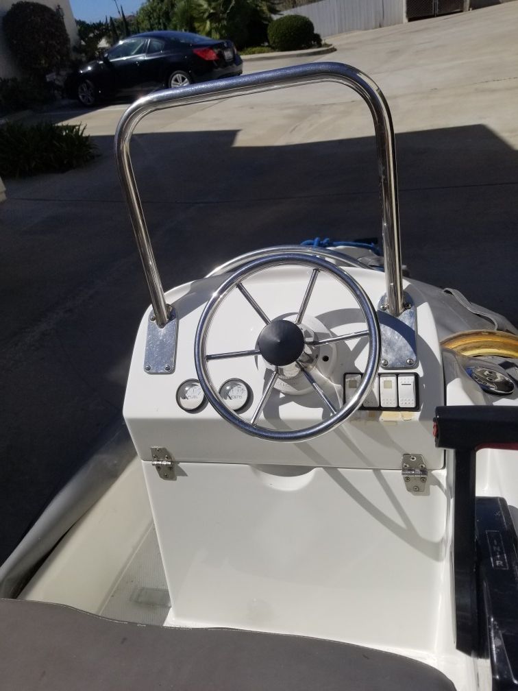 Seasport 320 avon dinghy and galvanized trailer open for trades for