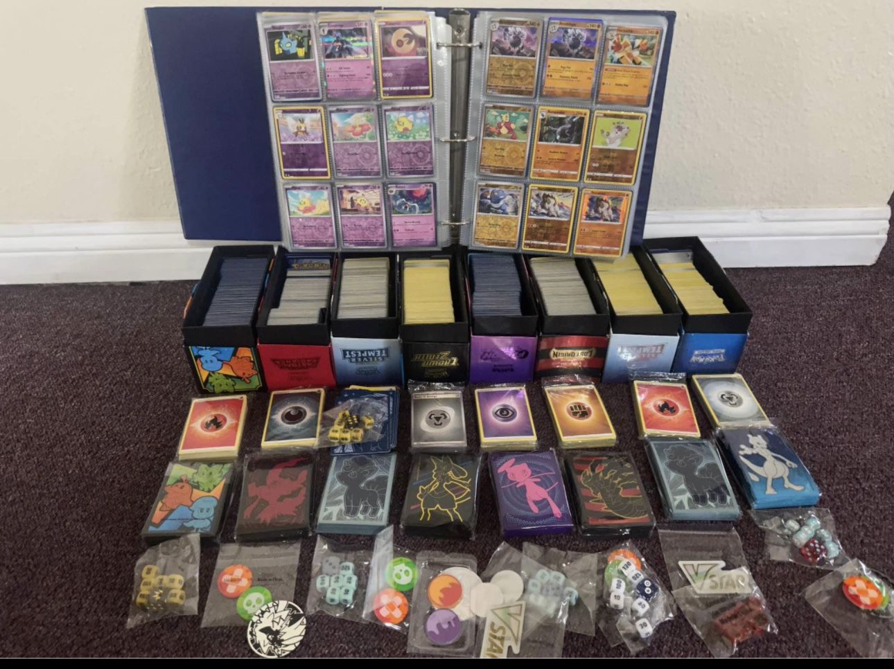 Lot of 5000+ Pokemon Cards & Accessories