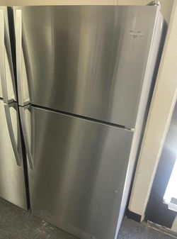 Whirlpool Top Mount Refrigerator Stainless Steel
