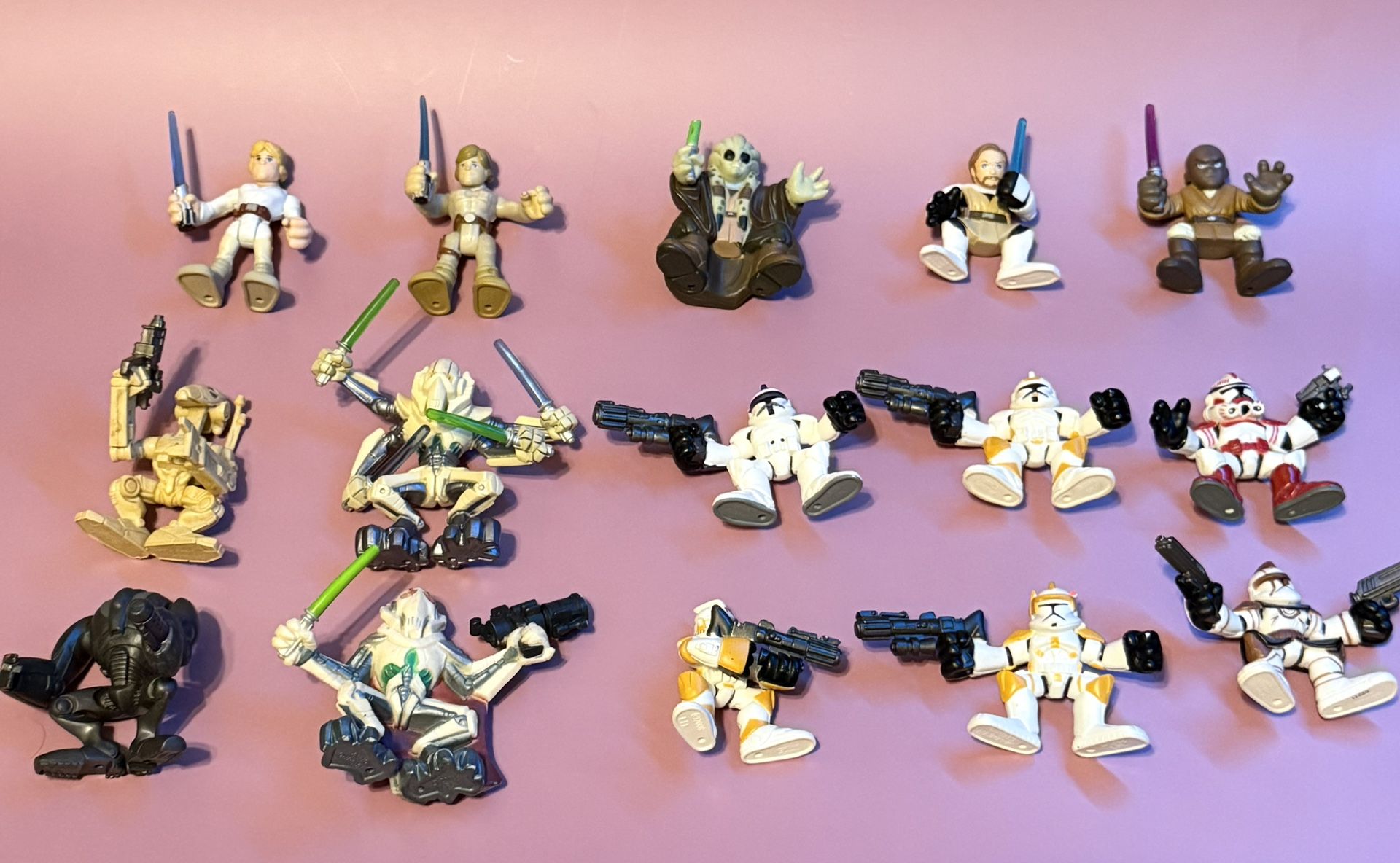 Star Wars Galactic Heroes figures Set Of 15.