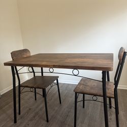 Dining Table + 2 Chairs