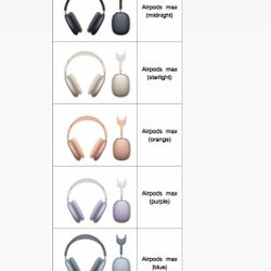 AirPod Max (ALL COLORS HOLIDAY DEAL)