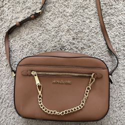 Brown Crossbody Michael Kors Purse 
