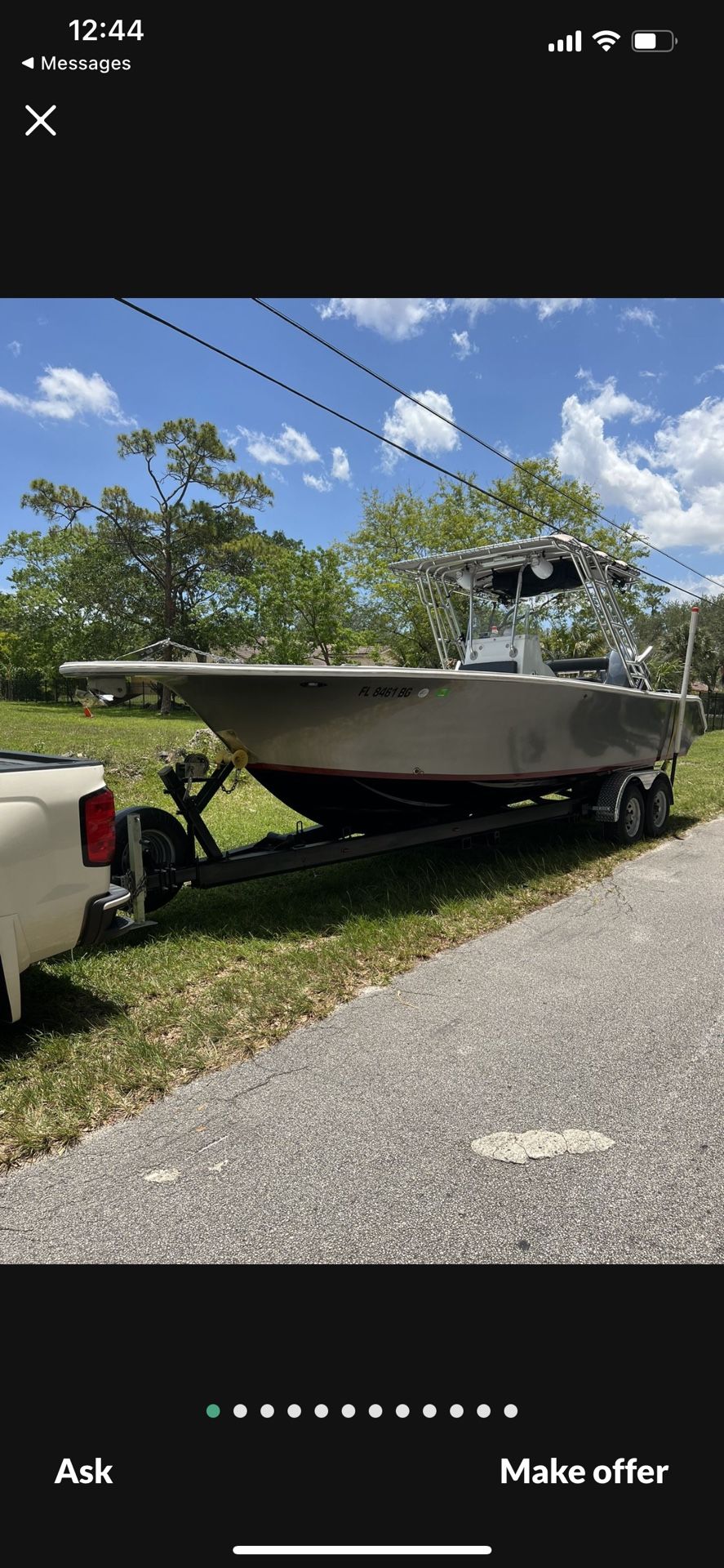 1974 sea craft potter Hull Center Console