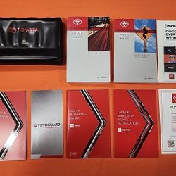 2022 Toyota Prius Owners Manual  - Complete Set 