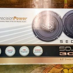 Precision Power 6.5 Door Speakers Brand New In The Box 