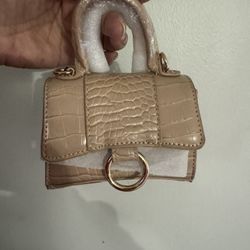 Mini Tan Purse 