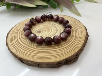 Grade A - High  Quality Purple Mica Crystal Bracelet