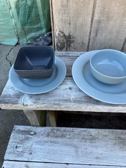 Bowl, and plate set