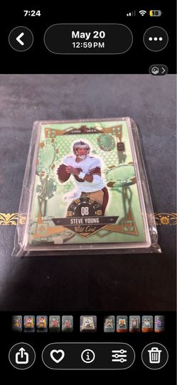 Steve young wildcard short print 3/5