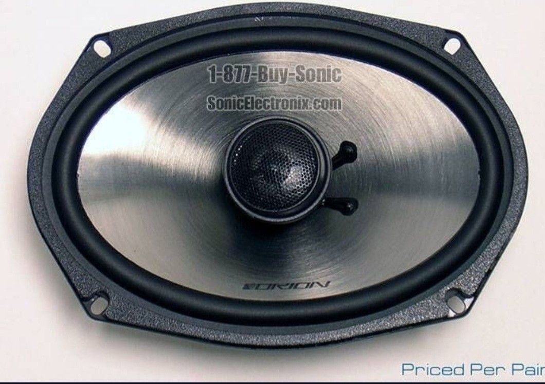 Orion C693 6 x 9" 2 Way Coaxial Speakers 3 Ohm OLD SCHOOL