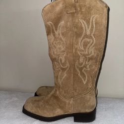 Women’s Brown Sandy Cowgirl Boots Size 7