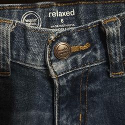 Boys Wonder Nation blue jeans size 6 relaxed