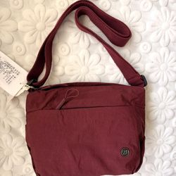 Lightweight Nylon Multi-Zipper Crossbody Bag, Small Shoulder Bag