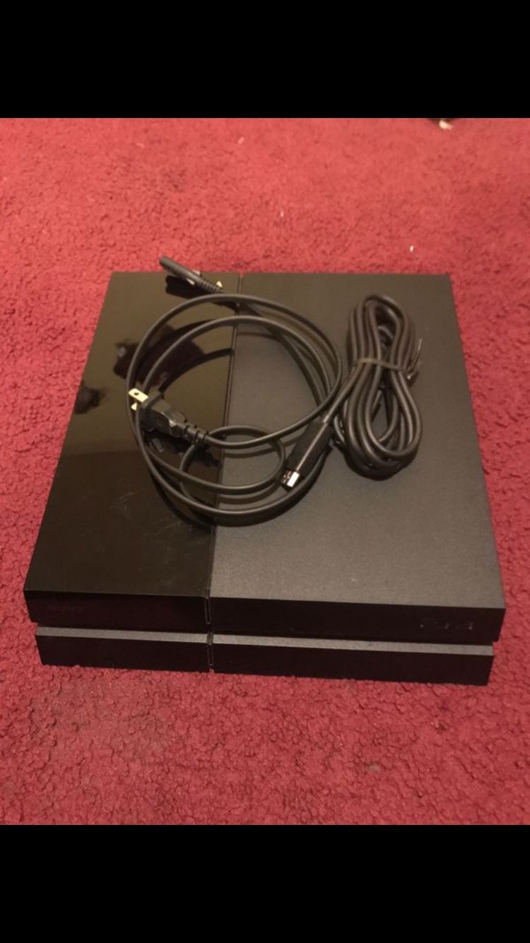 PS4 with all cords and one controller