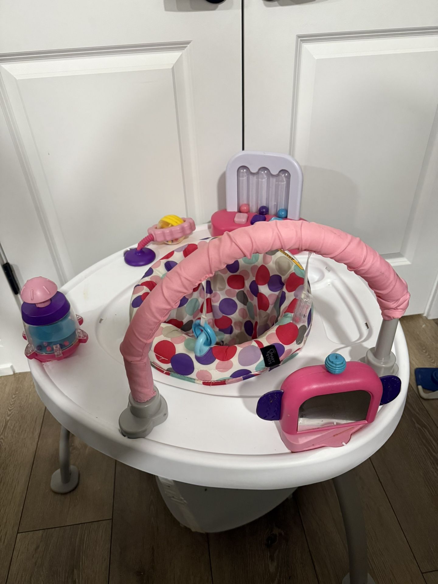 Bright Starts Pink Activity Center / Jumper – Clean and Ready to Use