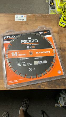 RIDGID 14 in. Masonry Diamond Blade