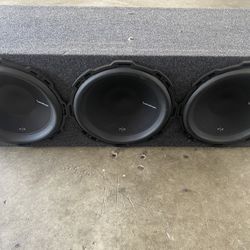 3 12’s With 3200 Watt Amp
