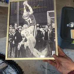 Dwight Clark Signature Photo Signed 